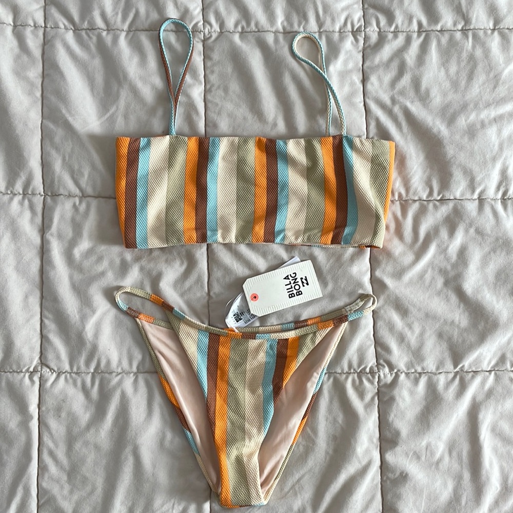 Billabong Retro Stripe Bikini Set